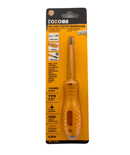 TOKOMA High-Voltage Voltage Tester Screwdriver