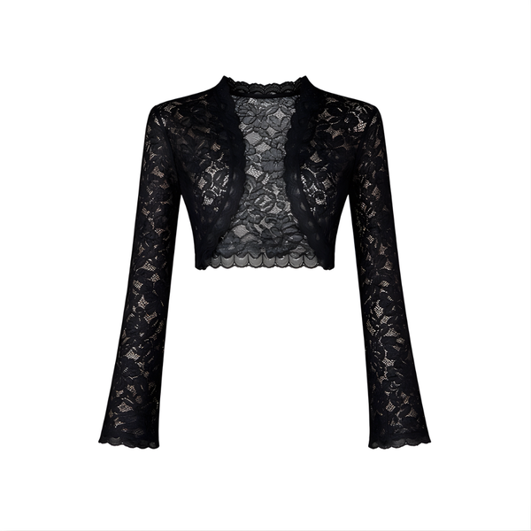 Ladies Cardigan Short Lace Jacket Top