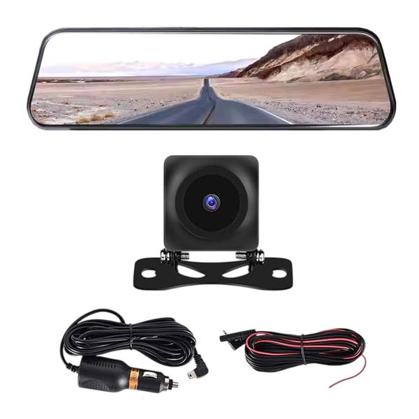 Black Box DVR 9.66" Rear View Mirror with HD 1080p Dash Camera + 32GB Card