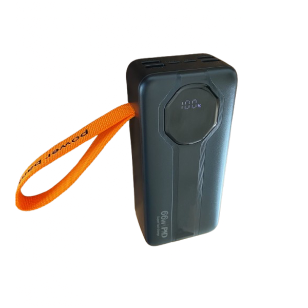 Portable 40000mAh Power Bank with Built-in Charging Cables - Fast Charging