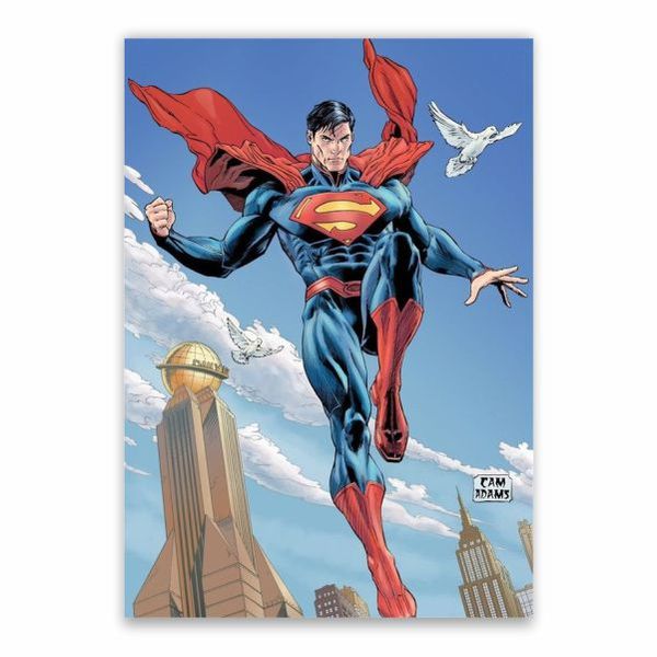 Superman And A Dove Poster - A1