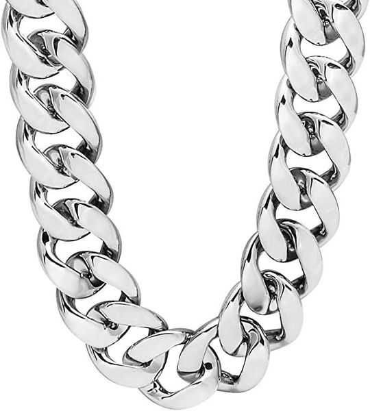 Premium 10 mm Cuban Miami Chain - Solid Stainless Steel