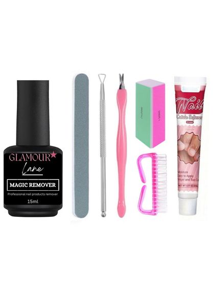 Glamour Lane Complete UV Gel Nail Polish Remover Kit