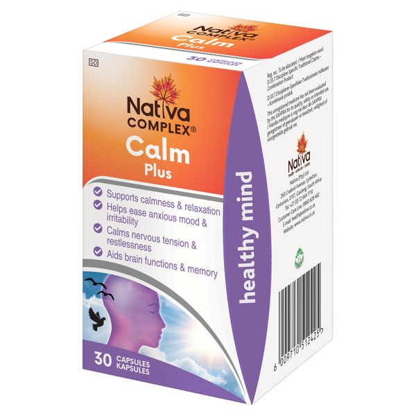 Nativa Complex Calm Plus Support Capsule - 30's