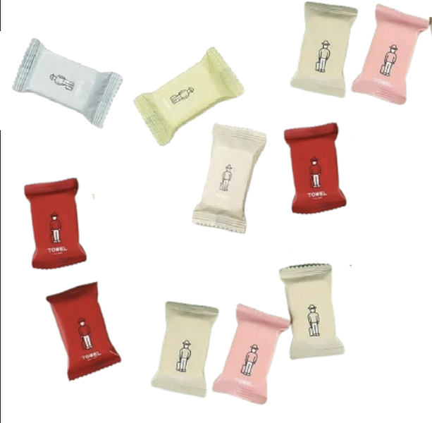 20 x Compressed Disposable Travel / Business Face Wash Towel