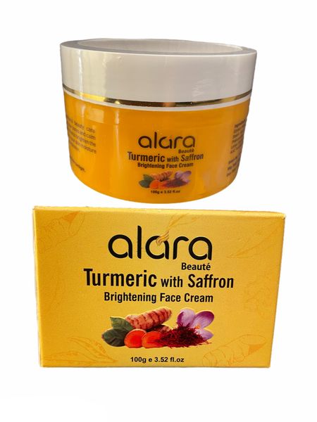 Alara Beauté Brightening Face Cream - Turmeric with Saaffron 100g