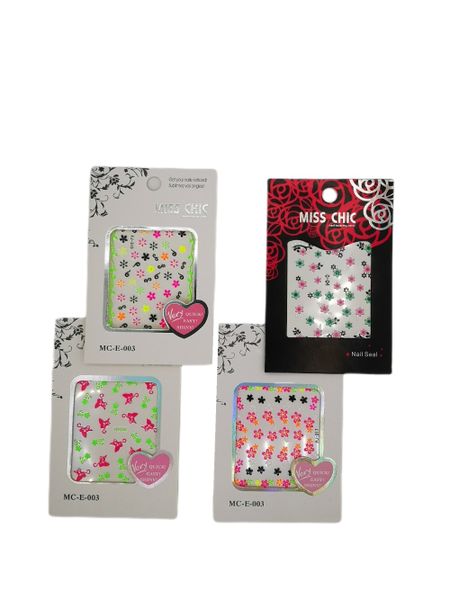 Nail Art Stickers - 4 Pack - Over 140 Sticker