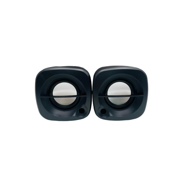 Portable Wired Computer Speakers - Set of 2, Clear Sound &amp; Compact