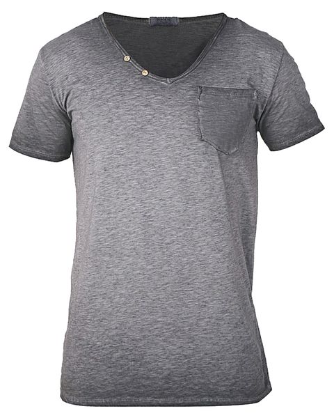 UB Creative Mens Slim Fit Tee Grey