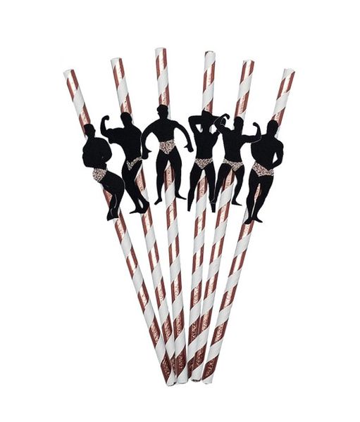 Bachelor/Bachelorette Party Stripper Straws - Pack of 24