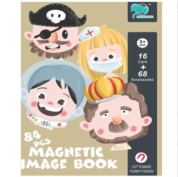 Kids' Early Education Educational Magnetic Puzzle Book-Role-Play Dress-Up