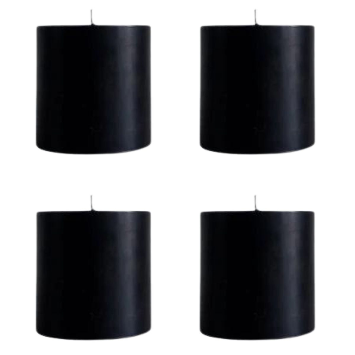 Classic Dripless Extra Long Burn Pillar Candle 4 Pack Shop Today