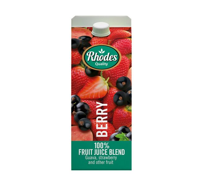 Rhodes 100% Fruit Juice Blend Berry (6 x 2L)