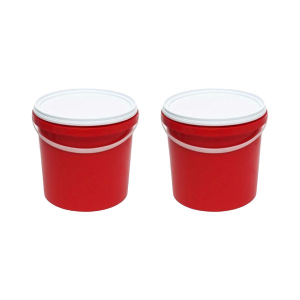 Urban Plastic Virgin Plastic 10l Bucket x 2