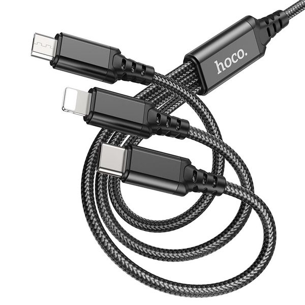 Hoco Cable 3-in-1 "X76 Super" Charging Wire
