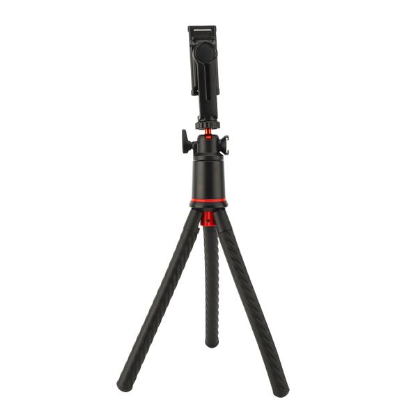 Flexible Tripod With Phone Clip And Remote