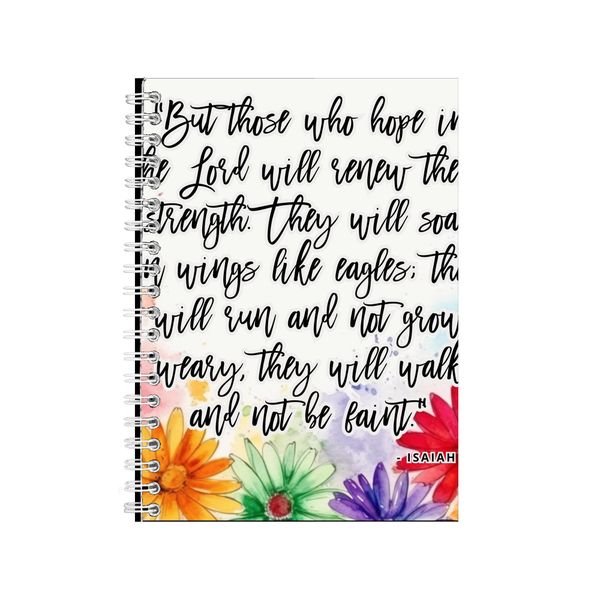 Isaiah 40-31 A5 Notebook Gift Idea Notepad 223