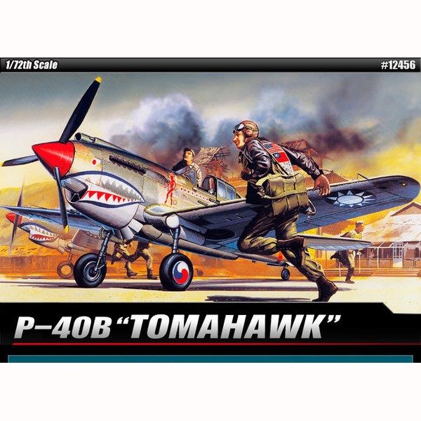Academy 12456 1/72 Curtiss P-40B Tomahawk