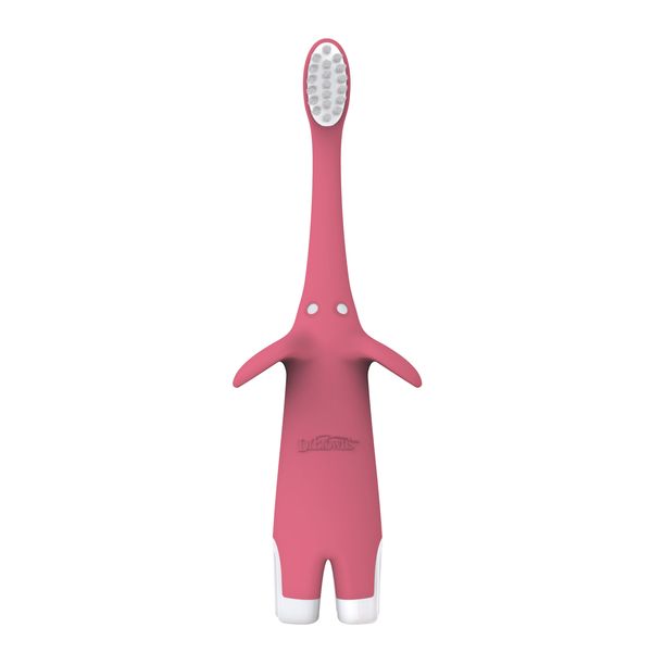Dr. Brown's Infant-to-Toddler Toothbrush, Elephant Pink, 1-Pack