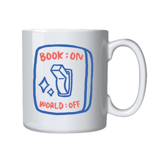 Book on World off Fantasy Fiction Novel Book Reader Mug Christmas Gift 402