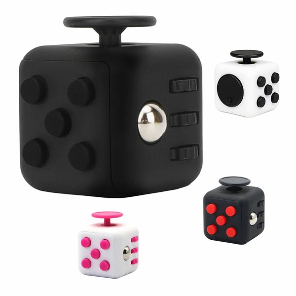 4 Pieces Fidget Dice Stress Relieves and Anxiety Cube Toys