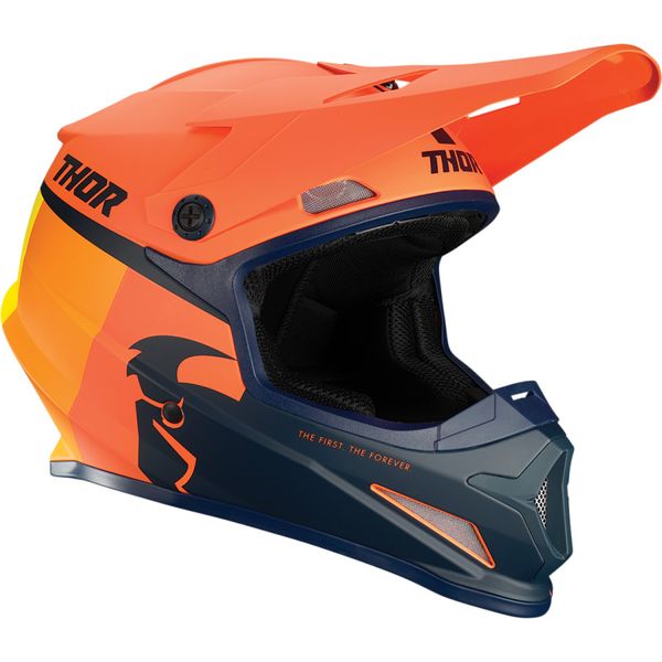 Thor Sector Racer Orange/Midnight Helmet image