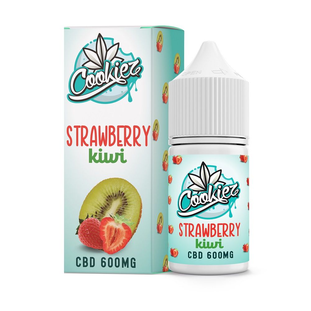 Cookiez CBD Vape Juice 600mg Strawberry & Kiwi (30ml) | Shop Today