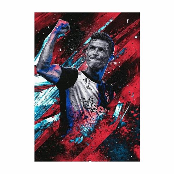 Cristiano Ronaldo Juventus Splash - A1 Poster