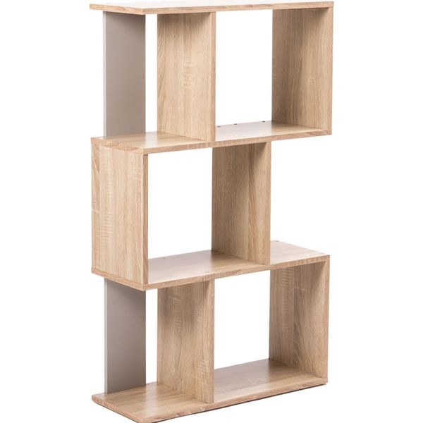 Contemporary Open Rack 3 Tier Unit Book Shelf
