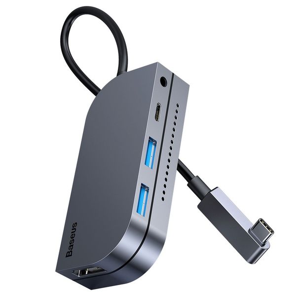 Baseus Bolthub Updated USB Type-C PD, 4K@30HzHDMI, SD/MicroSD, AUX HUB