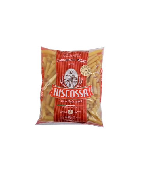 Riscossa - Canneroni Rigati Pasta 500g
