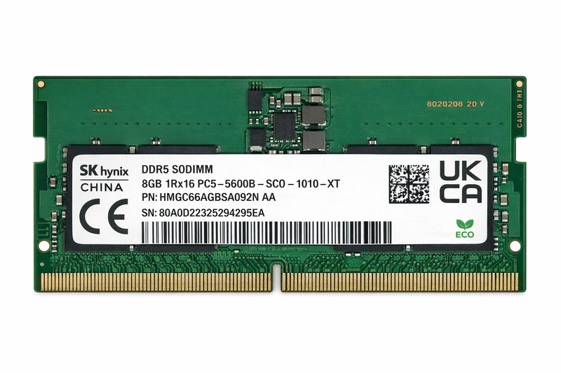 SK Hynix 8GB 5600MHz SODIMM - Laptop Memory