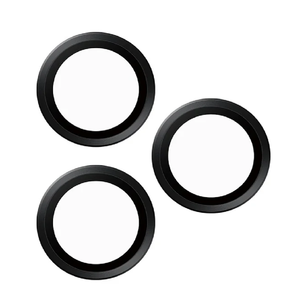 PanzerGlass Hoops Black Lens Protector compatible with iPhone 16 Pro &amp; 16 Pro Max