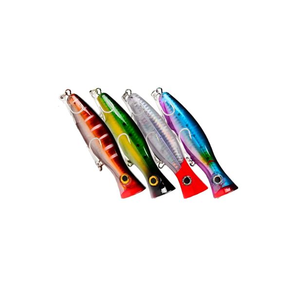 QKTNOIUBI Four-color Pop-a Lure Plastic Hard Bait