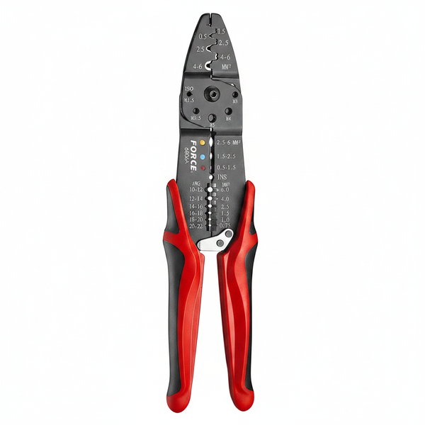 Force Multi-Purpose Crimping Tool with Adjustable Force Mechanism