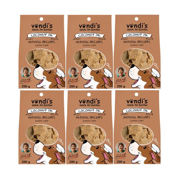 Jenny Morris Coconut Oil Biscuits - 6 x 200g