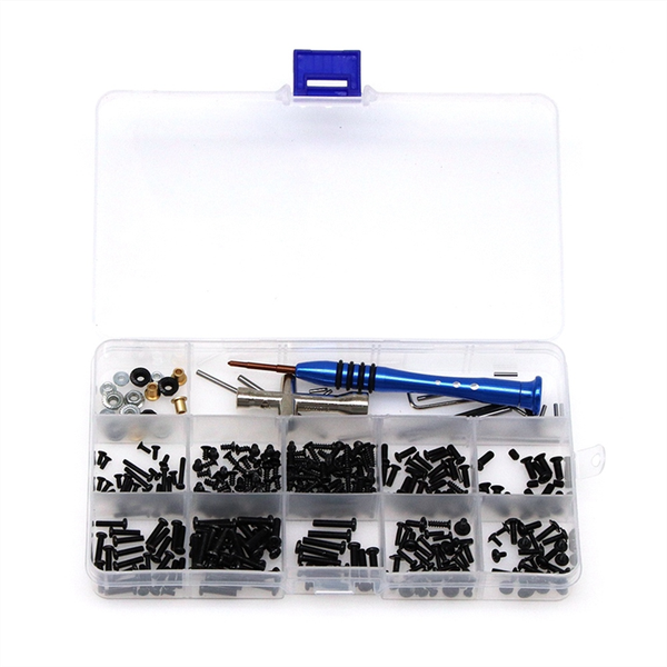Screw Fastener Kit Tool Box for WLtoys RC Car Spare Parts - M2 M2.5 M3