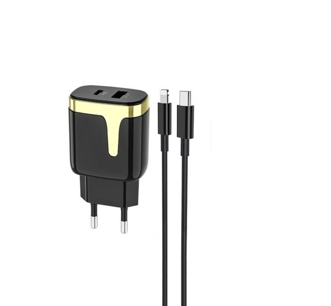 LC TECH PD 3.0 Fast charger 3.0 for iPhone 12/11 Pro Max/XR/XS Max/Xs Black