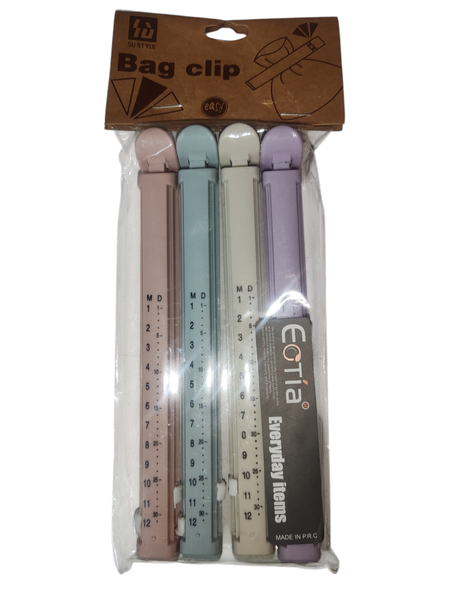 Sealing Clips for Food and Snack Bag - 4 Piece (16cm)