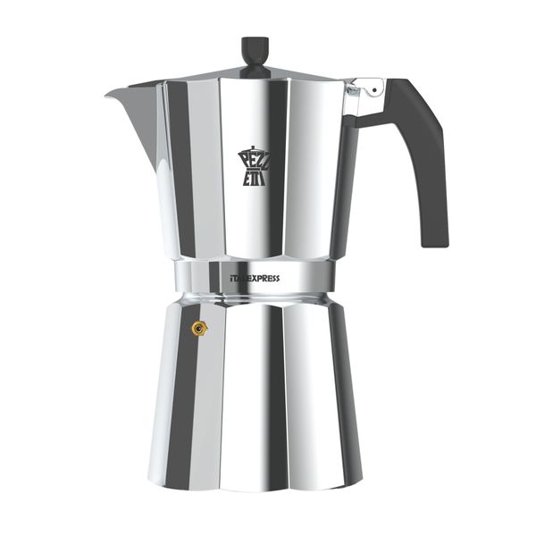 Pezzetti Ital Express 9 Cup Stove Top Coffee Maker - Silver