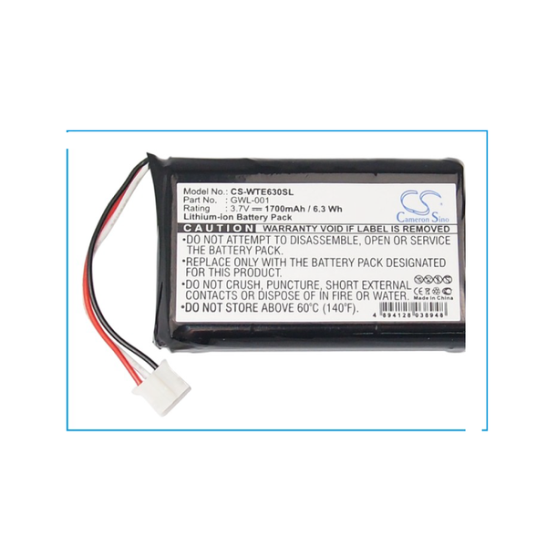 Tablet Battery WACOM CS-WTE630SL