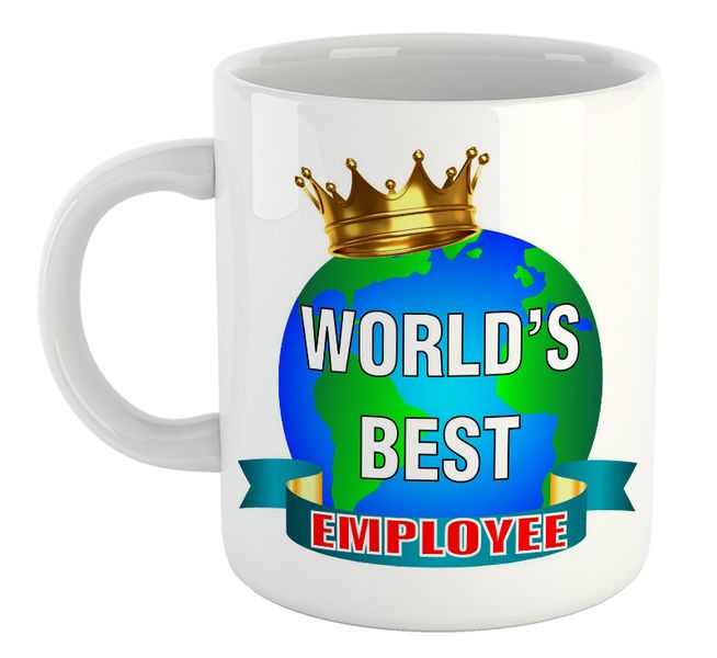 World's Best Employee Coworker Colleague Office Gift Mug