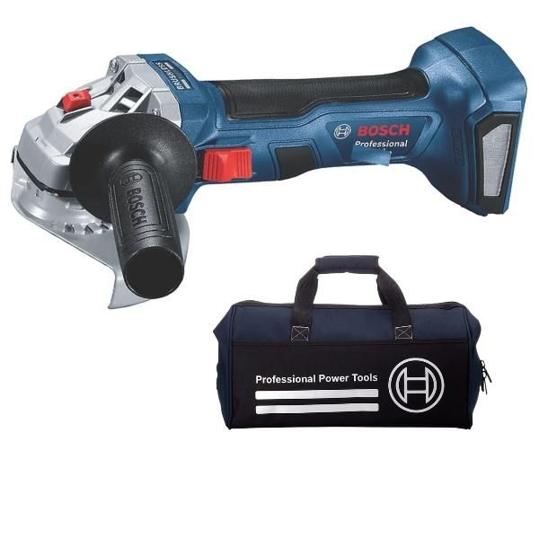Bosch - Cordless Angle Grinder GWS 180-LI with Heavy Duty Tool Bag
