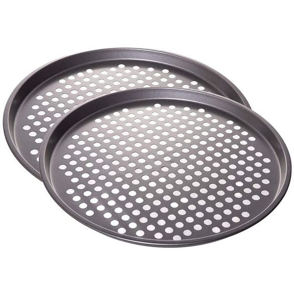 Pizza Baking Pan Crisper with Holes