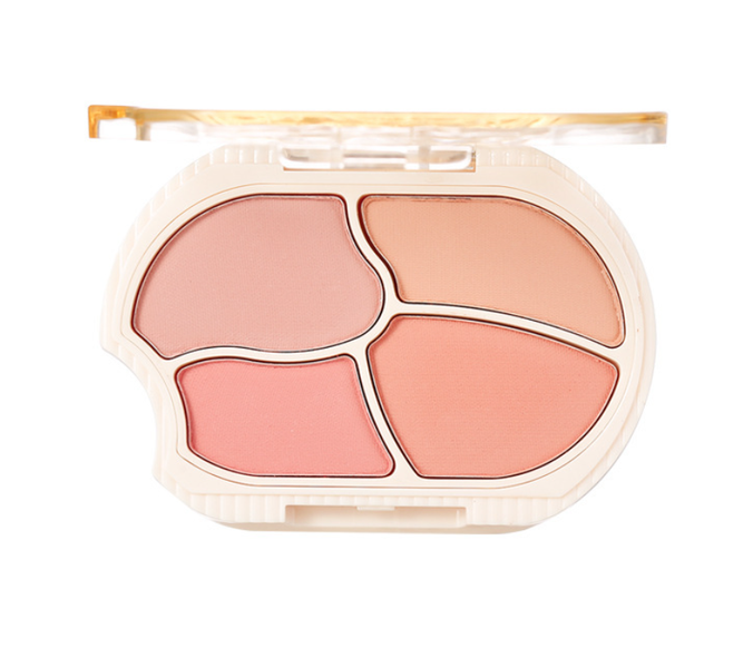 Four-Color Matte Natural Highlight Contouring Blush Palette