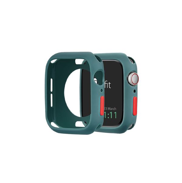 Silicone protection guard for Apple Watch Series 4,5,6 SE (44mm) - Green