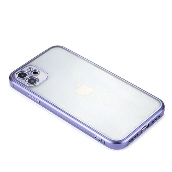 Purple side colour hard TPU for iPhone 12 / 12 Pro /12 ProMax