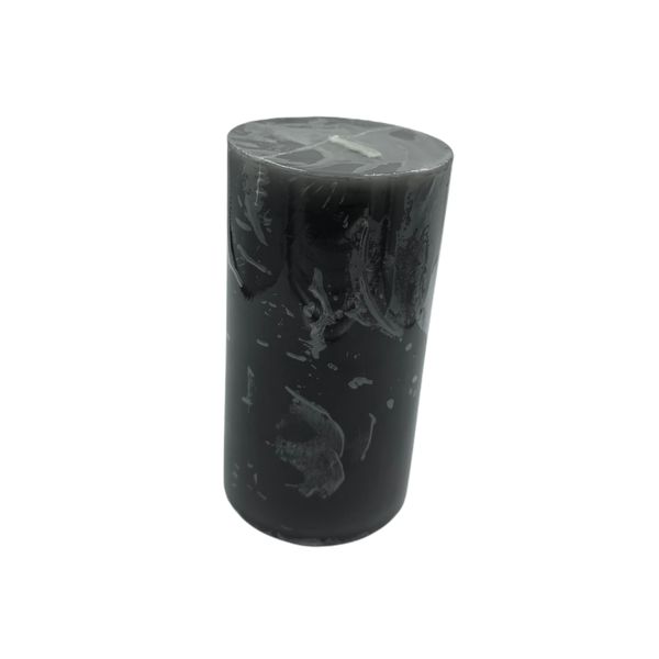 Grey Pillar Decor Candles- Pack of 6
