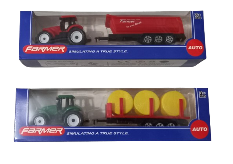 Farmer Vehicle With Pull Trailer