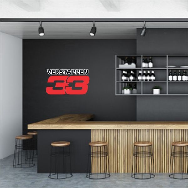 Verstappen 33 Wall Art Decal